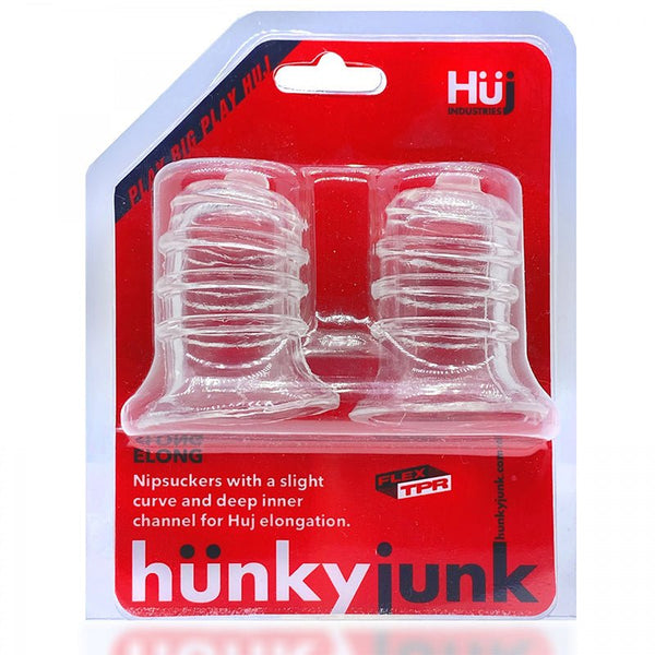 hunkyjunk ELONG Wide-Base Nipsucker Clear - TruLuv Novelties