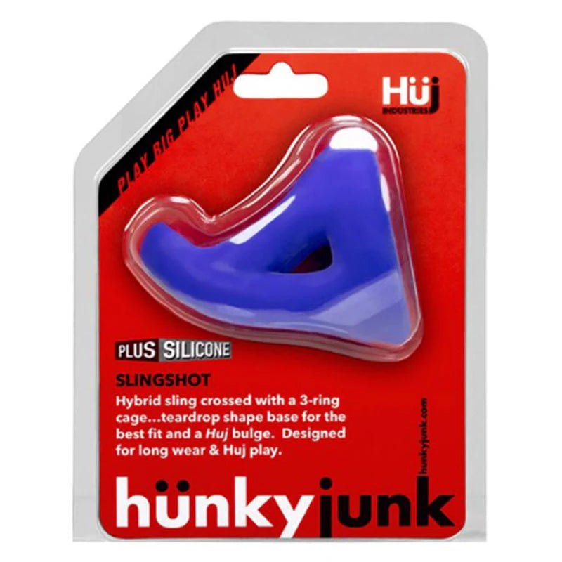 Hunkyjunk SLINGSHOT 3 - ring teardrop cobalt - TruLuv Novelties