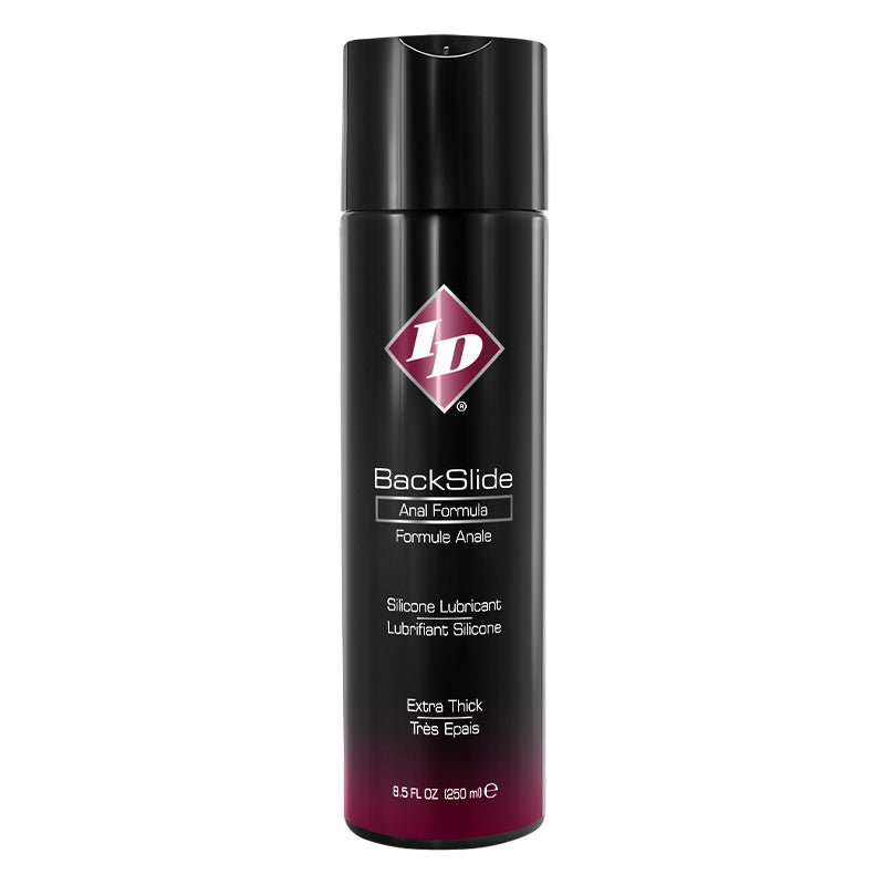 ID BackSlide Silicone Anal Lubricant 8.5oz Flip Cap Bottle - TruLuv Novelties