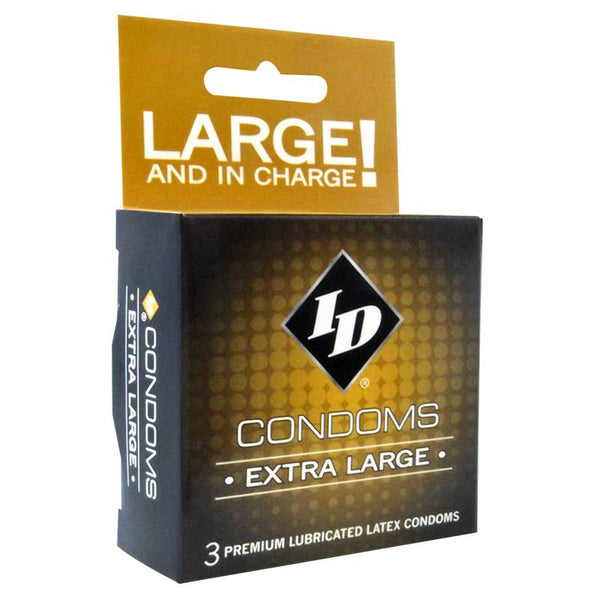 ID Extra Large Condom (3) - TruLuv Novelties