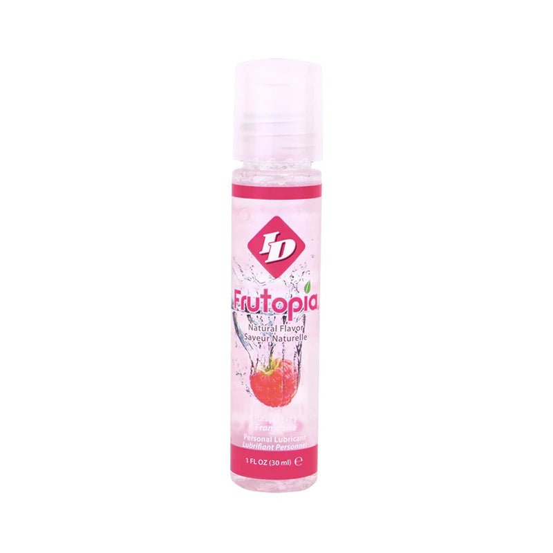 ID Frutopia Raspberry Flavored Lubricant 1 fl oz Pocket Bottle - TruLuv Novelties