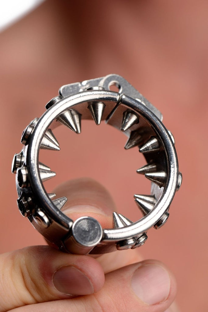 Impaler Locking Cbt Ring With Spikes - TruLuv Novelties