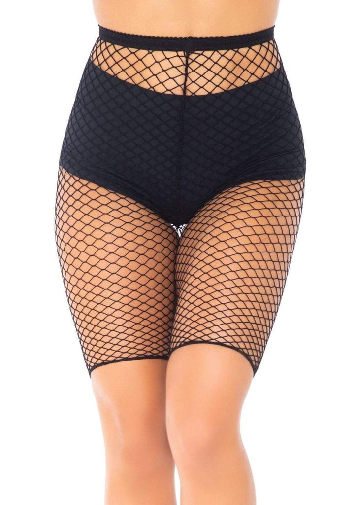 Industrial Fishnet Biker Shorts - TruLuv Novelties