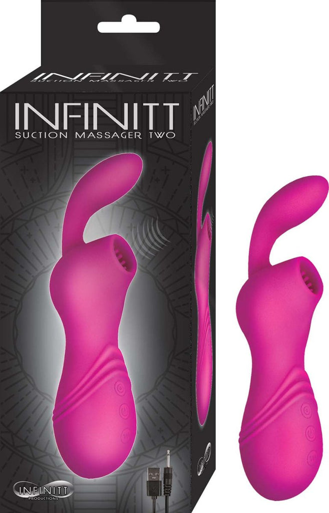 Infinitt Suction Massager Two - Pink - TruLuv Novelties