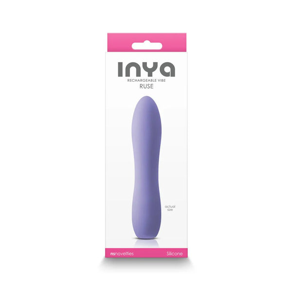 INYA Ruse Rechargeable Vibrator Purple - TruLuv Novelties