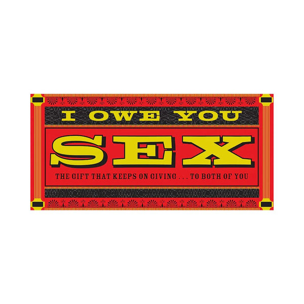 IOU Sex Gift Coupons - TruLuv Novelties