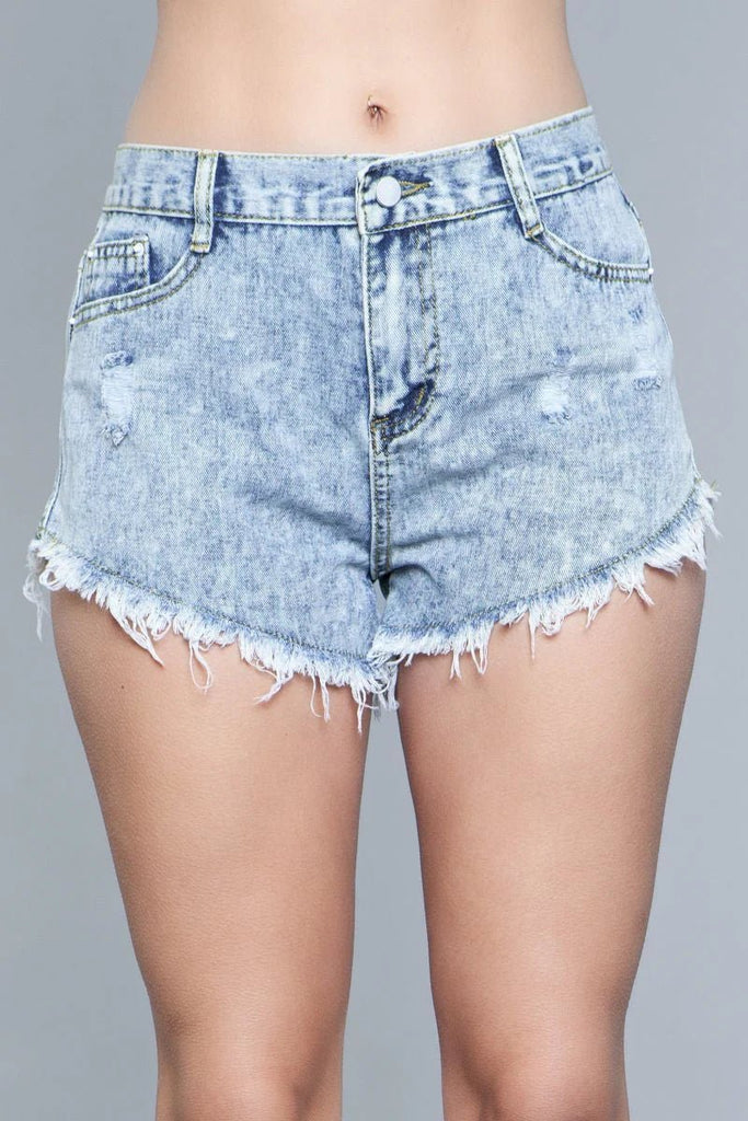 J15 Short On Time Distressed Shorts - TruLuv Novelties