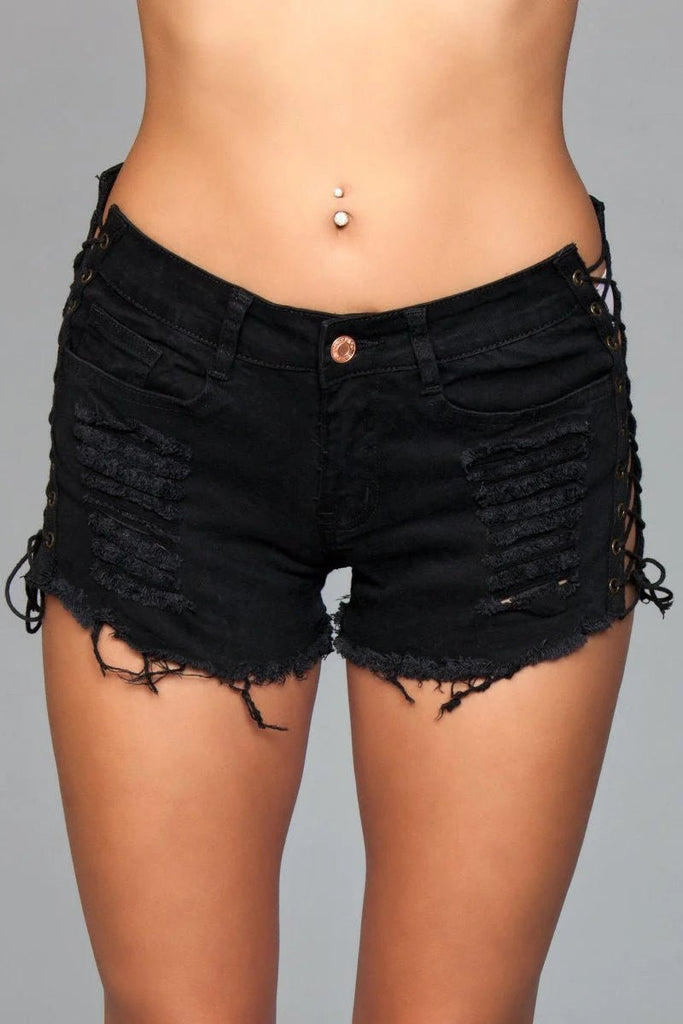 J5 Looped in Distress Shorts - TruLuv Novelties