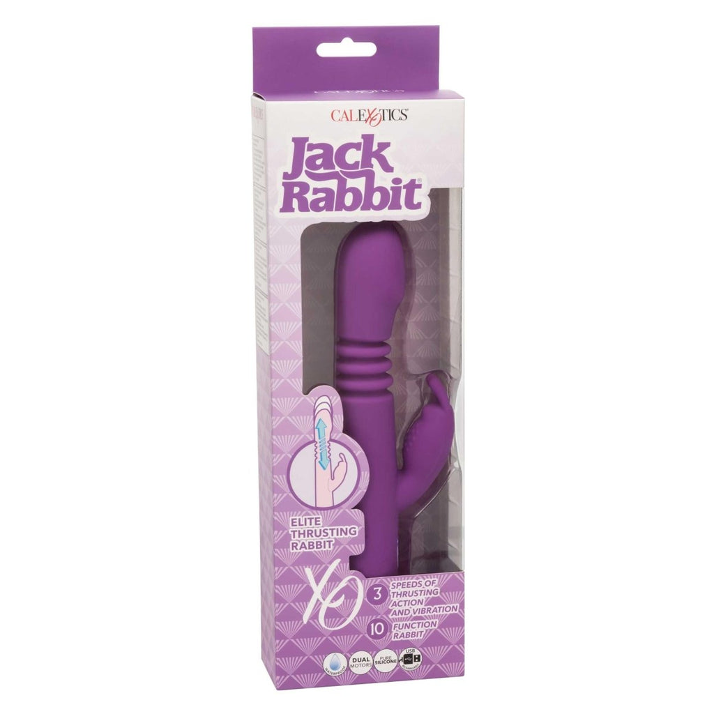 Jack Rabbit Elite Thrusting Rabbit - Purple - TruLuv Novelties