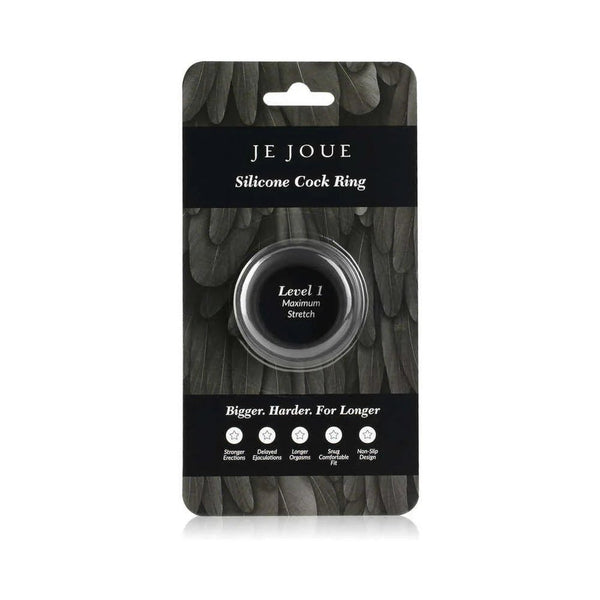 Je Joue Silicone Ring Maximum Stretch Black - TruLuv Novelties