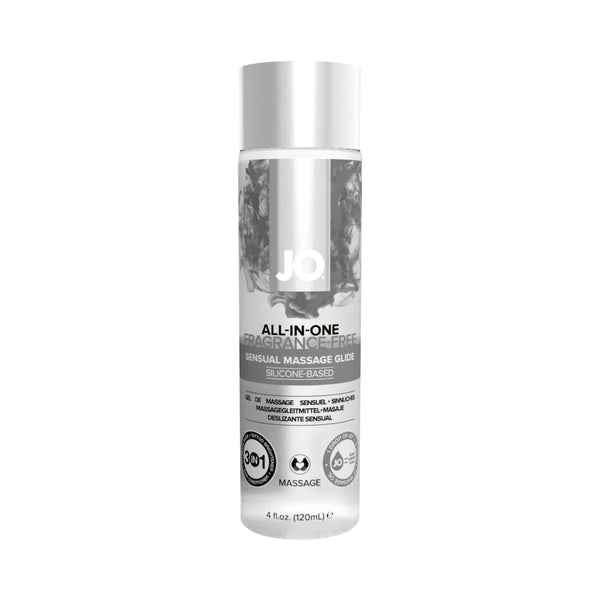 JO All - In - One Sensual Massage Glide Fragrance Free 4 oz. - TruLuv Novelties