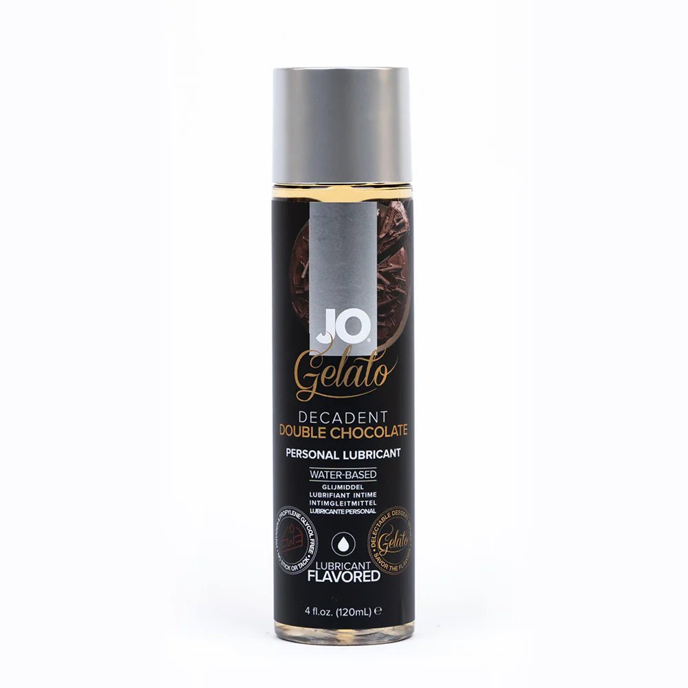 JO Gelato Decadent Double Chocolate Flavored Water - Based Lubricant 4 oz. - TruLuv Novelties