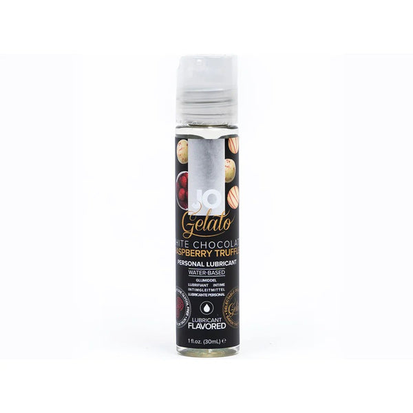 JO Gelato White Chocolate Rasberry Truffle Water - Based Lubricant 1 oz. - TruLuv Novelties