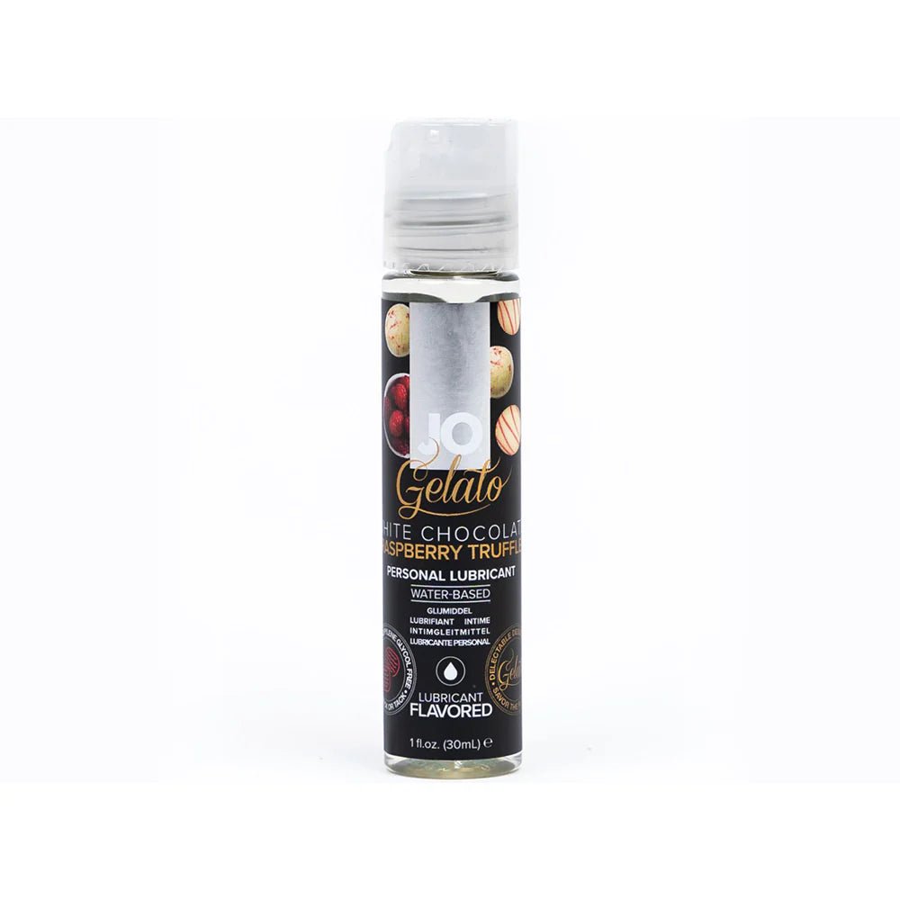 JO Gelato White Chocolate Rasberry Truffle Water - Based Lubricant 1 oz. - TruLuv Novelties