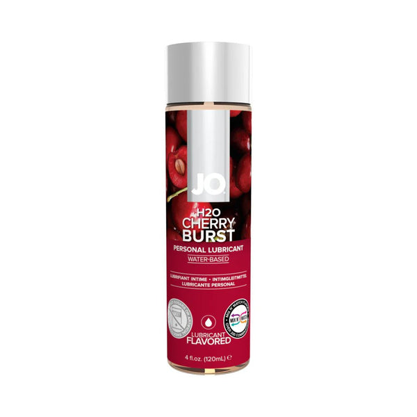 JO H2O Cherry Burst Flavored Water - Based Lubricant 4 oz. - TruLuv Novelties
