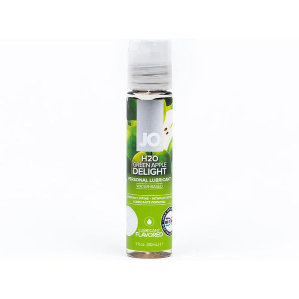 JO H2O Green Apple Delight Flavored Water - Based Lubricant 1 oz. - TruLuv Novelties