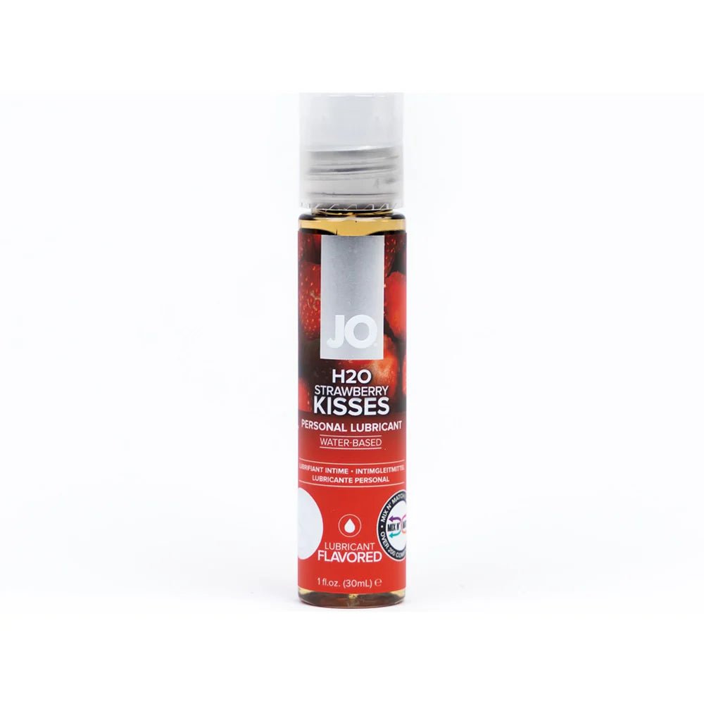 JO H2O Strawberry Kisses Flavored Water - Based Lubricant 1 oz. - TruLuv Novelties