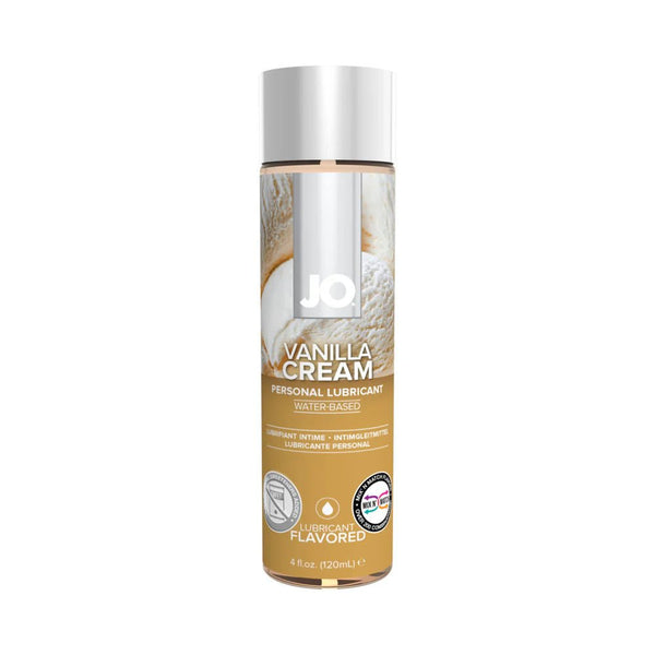 JO H2O Vanilla Cream Flavored Water - Based Lubricant 4 oz. - TruLuv Novelties