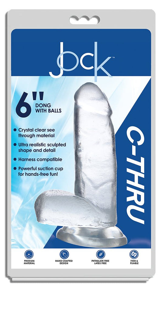 Jock C - Thru Inch - Clear - TruLuv Novelties