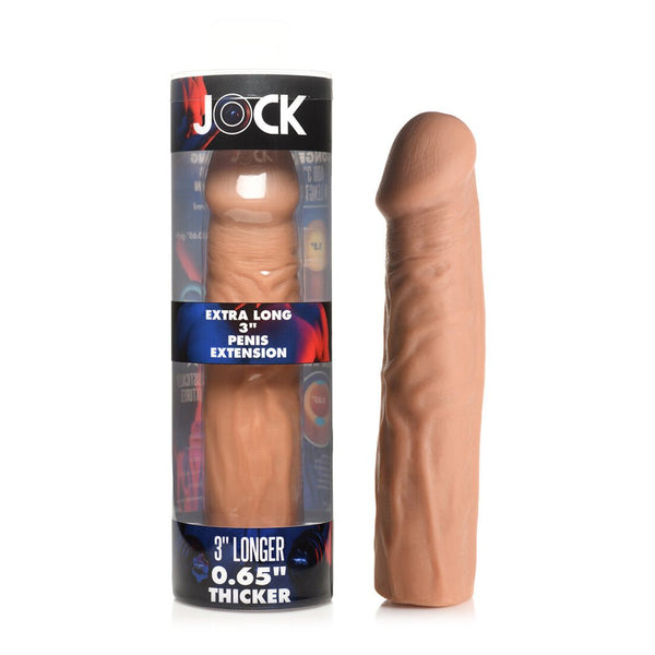 Jock Extra Long Penis Extension Sleeve 3 in. Medium - TruLuv Novelties
