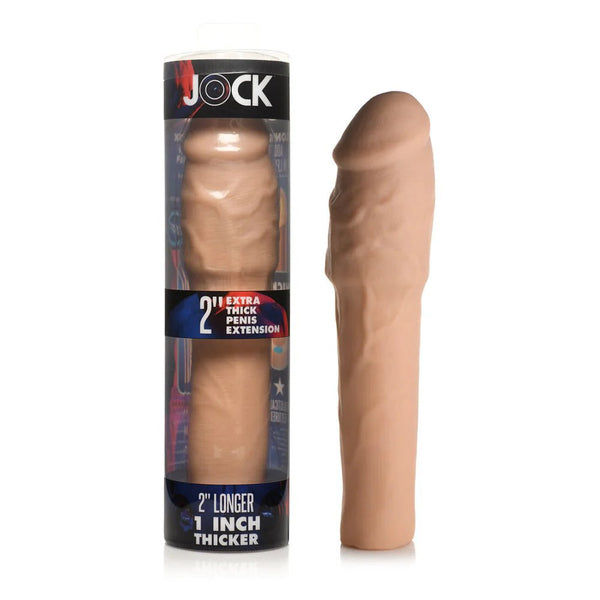 Jock Extra Thick Penis Extension Sleeve 2 in. Light - TruLuv Novelties