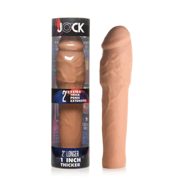 Jock Extra Thick Penis Extension Sleeve 2 in. Medium - TruLuv Novelties