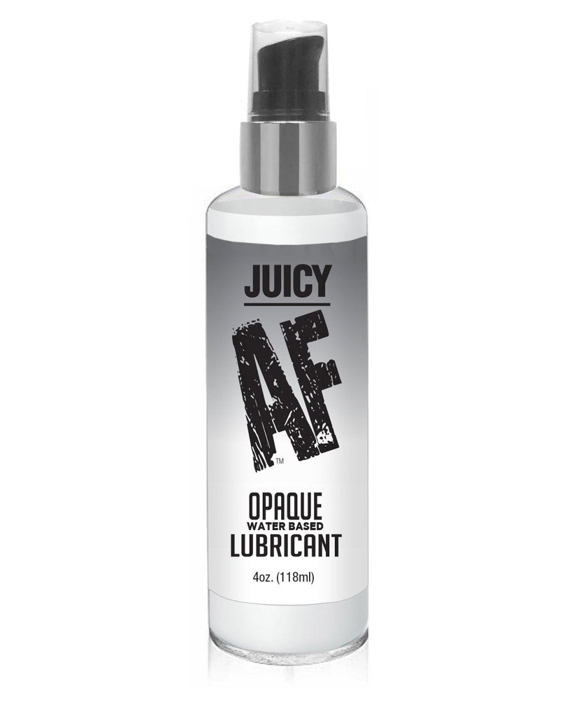 Juicy Af Water-Based Creamy White Opaque Lubricant - 4 Oz - TruLuv Novelties