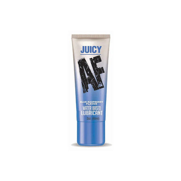 Juicy AF Water - Based Lubricant Blue Raspberry 2 oz. - TruLuv Novelties