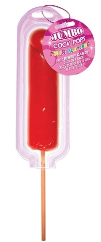 Jumbo Cock Pops Fruit Flavored - Strawberry - TruLuv Novelties