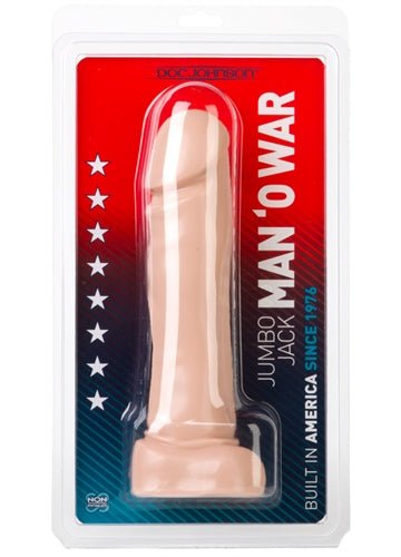 Jumbo Jack Man O War - White - TruLuv Novelties