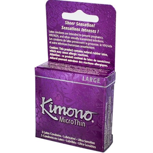Kimono Microthin Large - 3 Pack - TruLuv Novelties