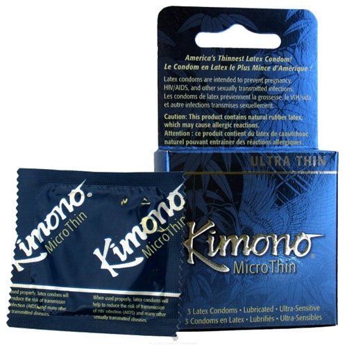 Kimono Microthin Ultra Thin - 3 Pack - TruLuv Novelties