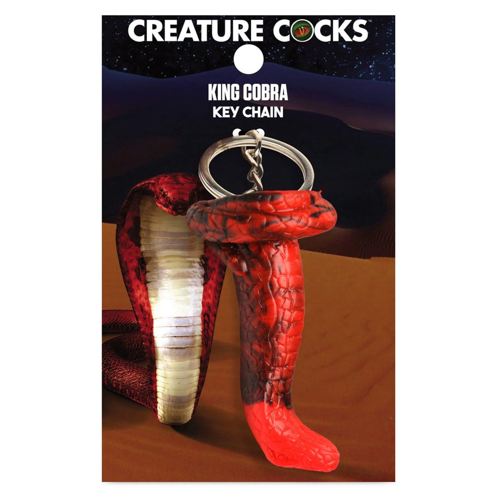 King Cobra Keychain - Red - TruLuv Novelties