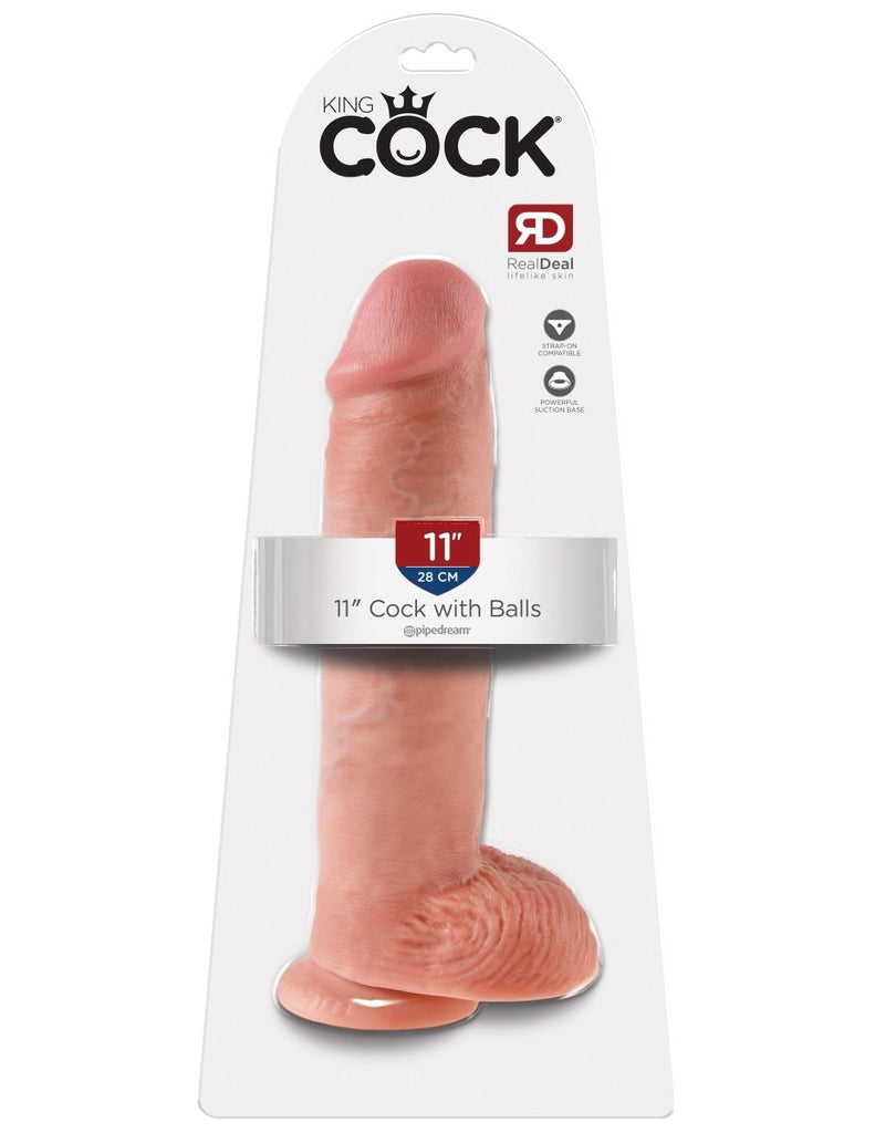 King Cock Cock With Balls - TruLuv Novelties