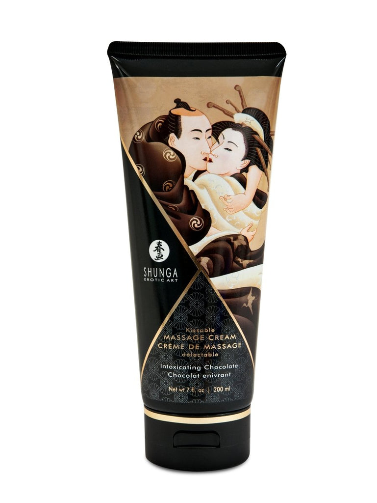 Kissable Massage Cream - Intoxicating Chocolate - 7 Fl. Oz. / 200 ml - TruLuv Novelties