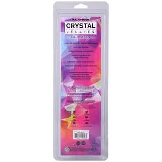 Crystal Jellies - Realistic Cock - 9 Inch Clear