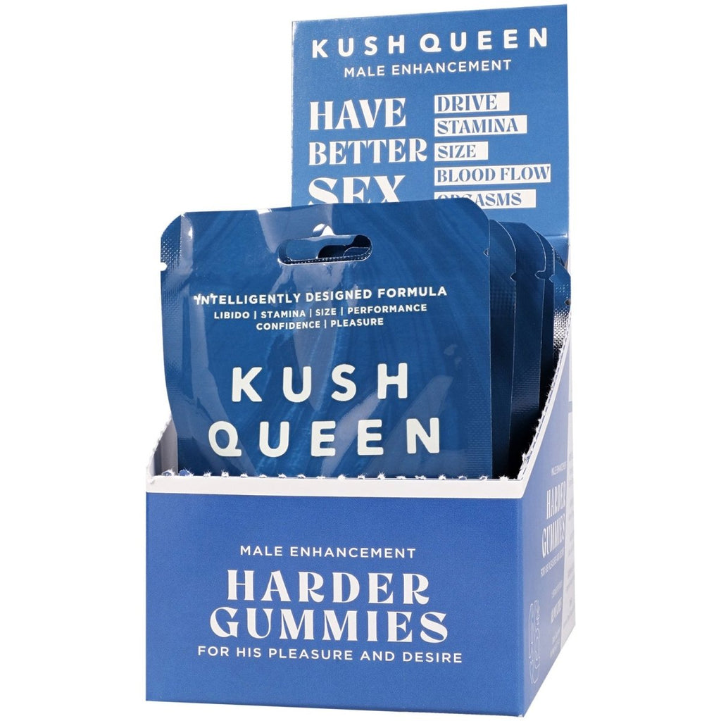 Kush Queen Harder Gummies Male Enhancement 12 Pack Display 1 Per Pack - TruLuv Novelties