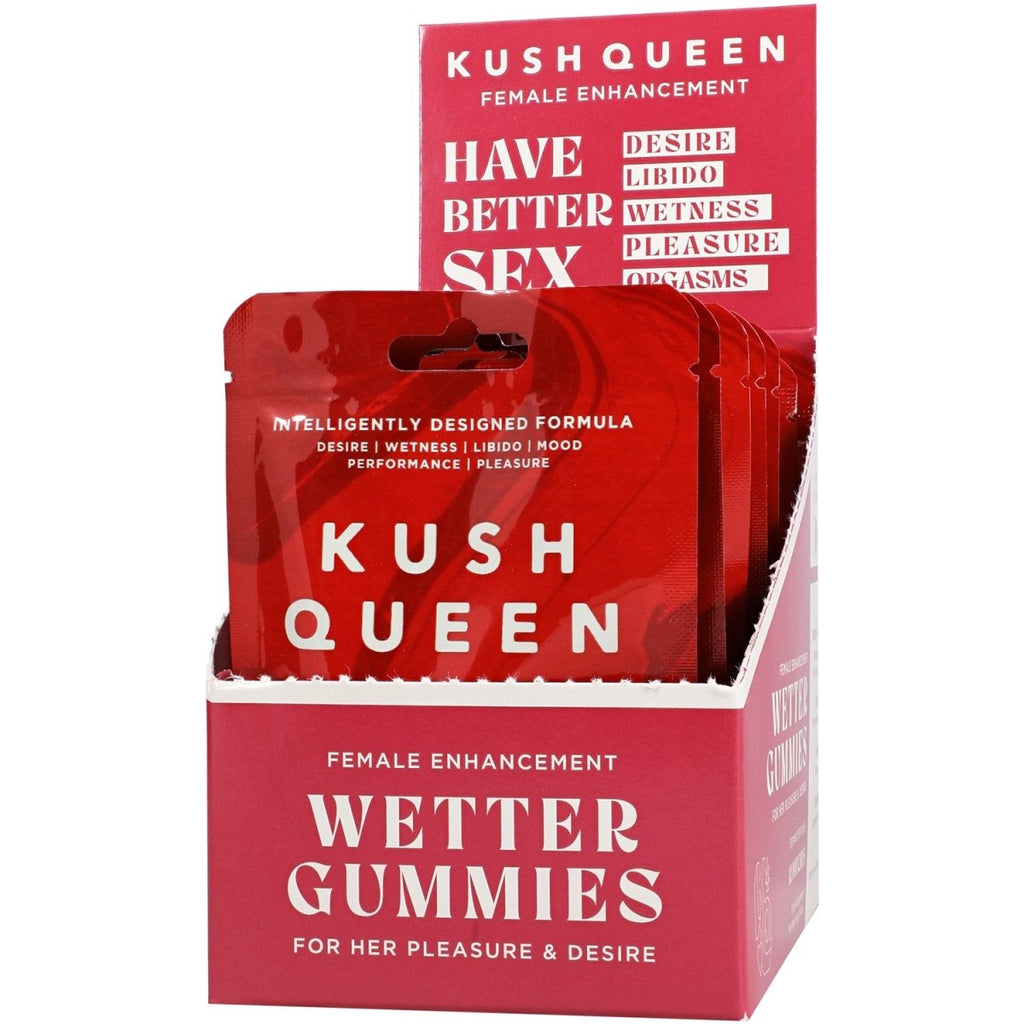 Kush Queen Wetter Gummies Female Enhancement 12 Pack Display 1 Per Pack - TruLuv Novelties