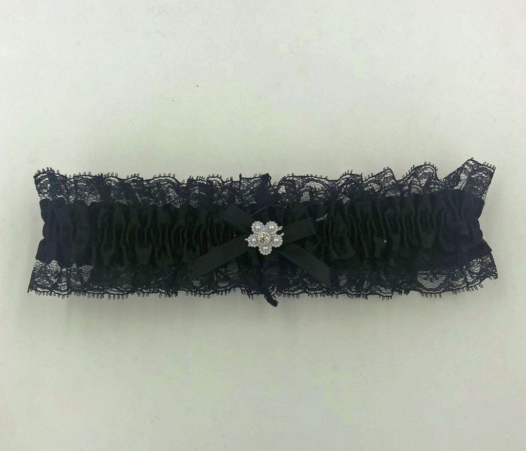 Lace Leg Garters - Black - TruLuv Novelties