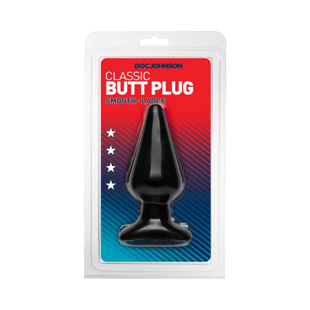 Large Butt Plug (Black) - TruLuv Novelties