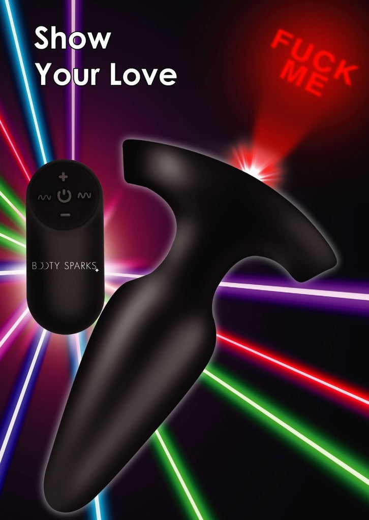 Laser Fuck Me Anal Plug With Remote Control - Small - TruLuv Novelties