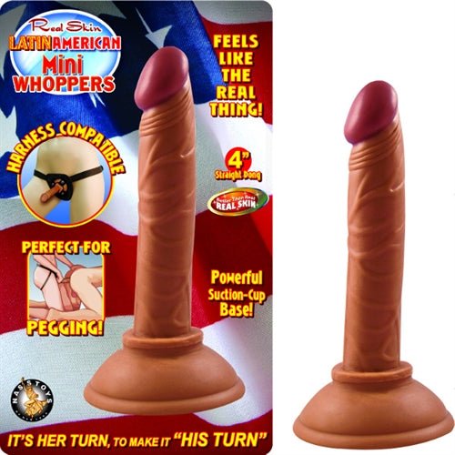 Latin American Mini Whoppers 4-Inch Straight Dong - Latin - TruLuv Novelties
