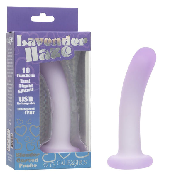 Lavender Haze Slender Curved Probe - Purple - TruLuv Novelties