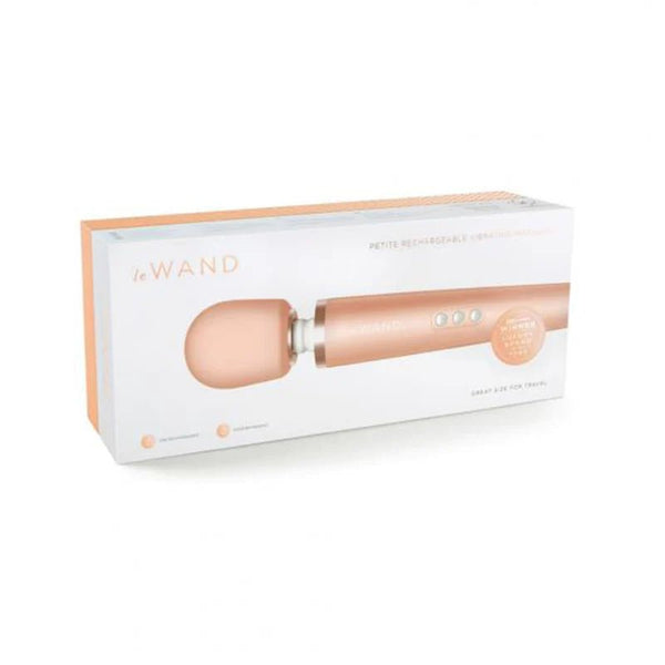 Le Wand Petite Rechargeable Vibrating Massager Rose Gold - TruLuv Novelties