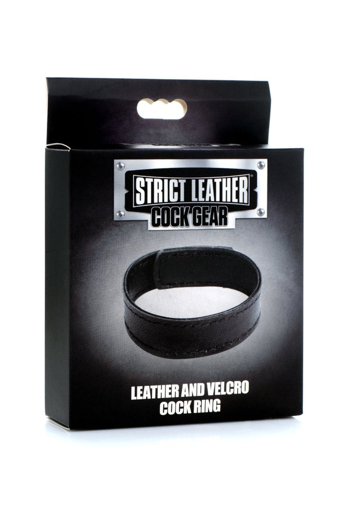 Leather and Velcro Cock Ring - TruLuv Novelties