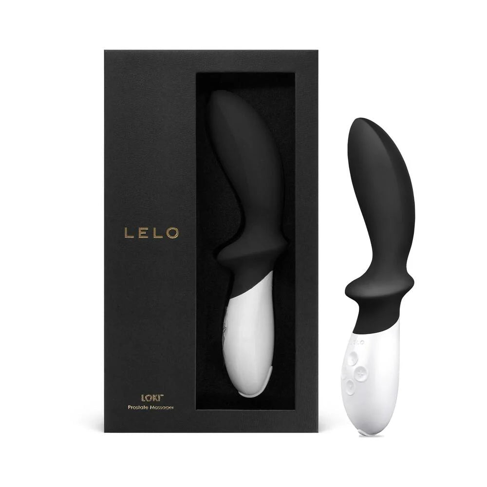 LELO LOKI Rechargeable Prostate Vibrator Obsidian Black - TruLuv Novelties