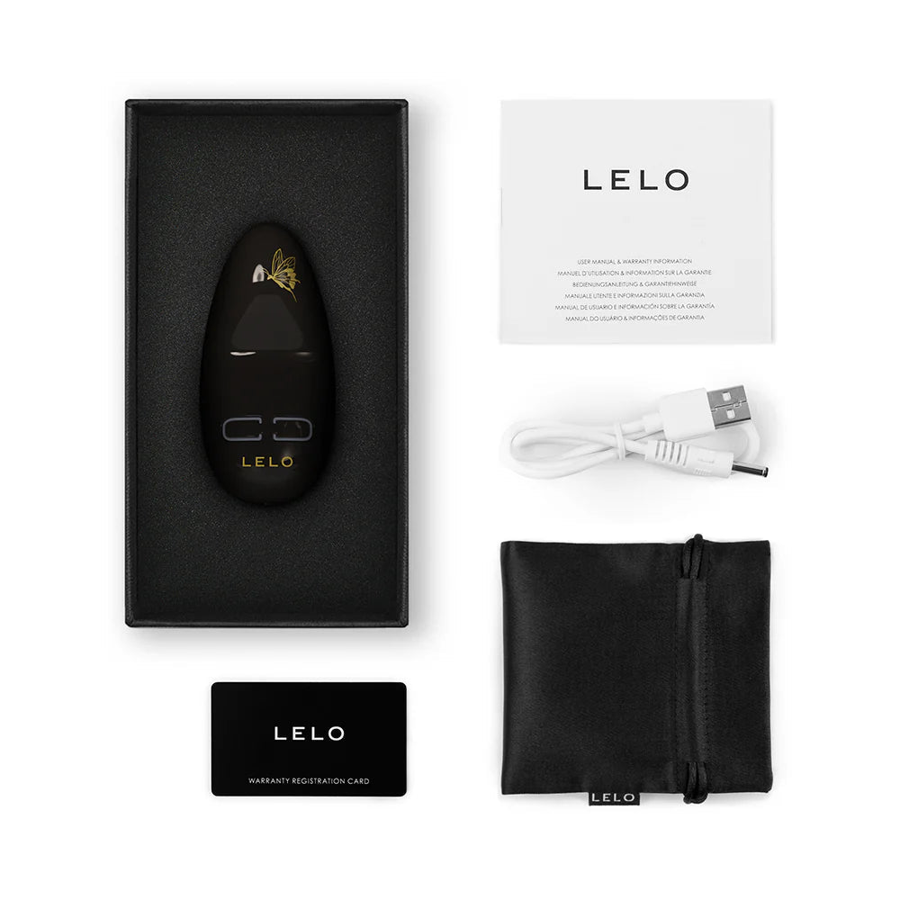 Lelo NEA 3 Rechargeable Mini Silicone Vibrator Black - TruLuv Novelties
