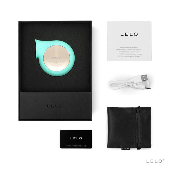 LELO SILA Rechargeable Sonic Clitoral Stimulator Aqua - TruLuv Novelties