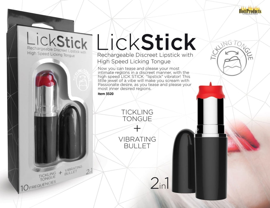 Lickstick - Multi Speed Tongue Vibrator - TruLuv Novelties