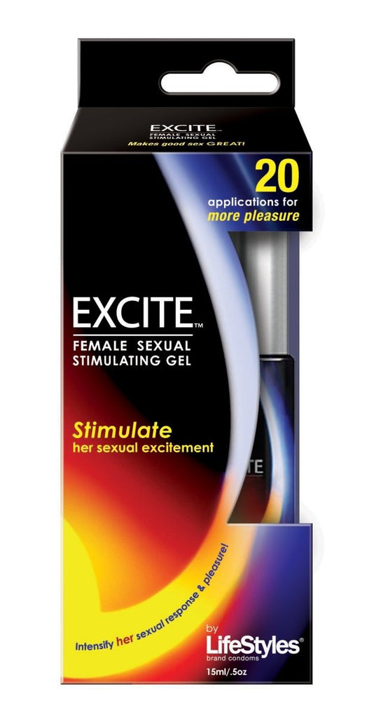 Lifestyles Excite Female Sexual Stimulating Gel - 15 ml - 0.5 Oz. - TruLuv Novelties